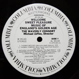 The Waverly Consort, Michael Jaffee : Welcome Sweet Pleasure (Music Of England's Golden Age) (LP, Album, Promo)