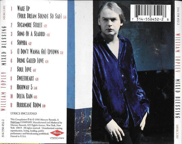 William Topley : Mixed Blessing (CD, Album, Comp)