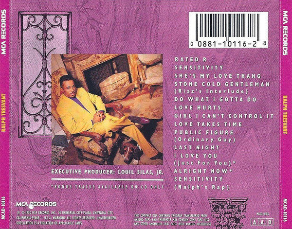 Ralph Tresvant : Ralph Tresvant (CD, Album)