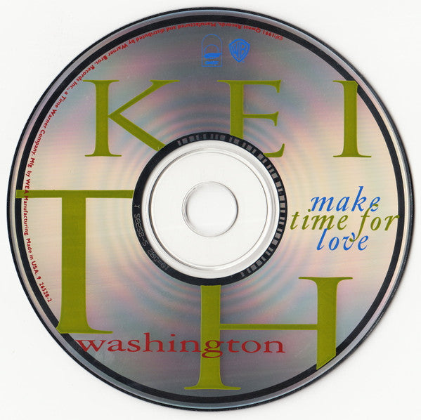 Keith Washington : Make Time For Love (CD, Album)