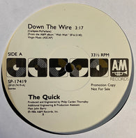 The Quick : Down The Wire (12", Promo)