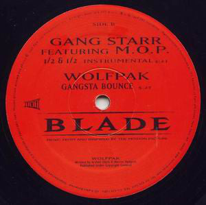 Gang Starr / Wolfpak : 1/2 & 1/2 (12", Promo)