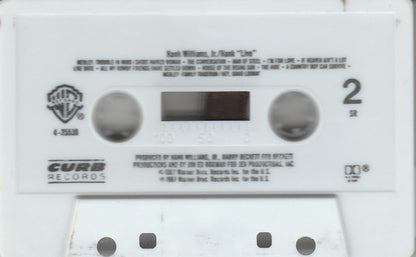 Hank Williams Jr. : Hank "Live" (Cass, Album, SR,)