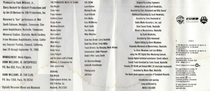 Hank Williams Jr. : Hank "Live" (Cass, Album, SR,)