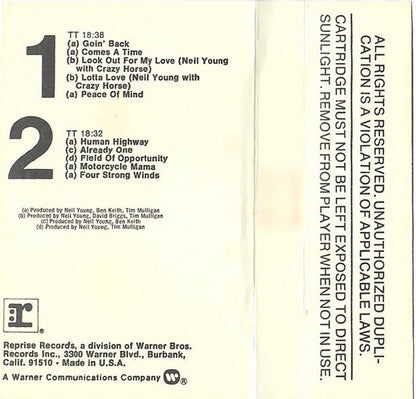 Neil Young : Comes A Time (Cass, Album, RE)