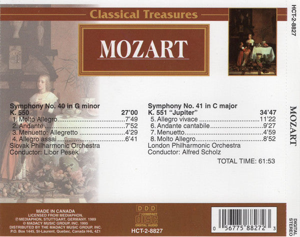 Wolfgang Amadeus Mozart : Mozart (CD)