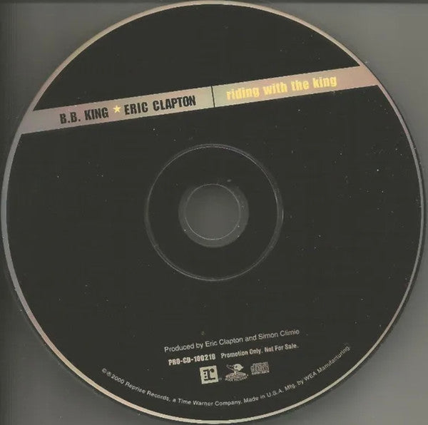 B.B. King ★ Eric Clapton : Riding With The King (CD, Single, Promo)