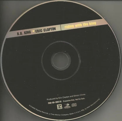 B.B. King ★ Eric Clapton : Riding With The King (CD, Single, Promo)
