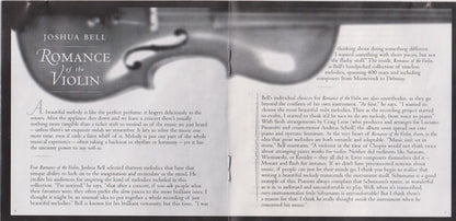 Joshua Bell : Romance Of The Violin (CD, Album)