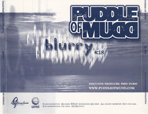 Puddle Of Mudd : Blurry (CD, Single, Promo)