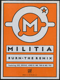 Militia (5) : Burn (The Remix) (12", Promo)