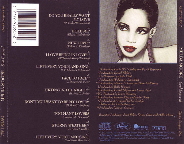 Melba Moore : Soul Exposed (CD, Album)
