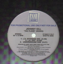 Johnny Gill : The Floor (Remix) (12", Promo)