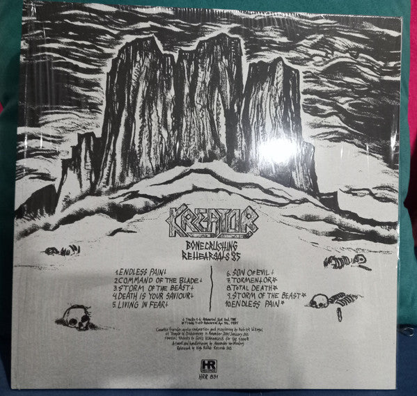 Kreator : Bonecrushing Rehearsals '85 (LP, Album, Ltd, Bon + DVD-V)