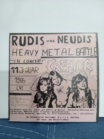 Kreator : Bonecrushing Rehearsals '85 (LP, Album, Ltd, Bon + DVD-V)