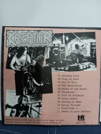 Kreator : Bonecrushing Rehearsals '85 (LP, Album, Ltd, Bon + DVD-V)