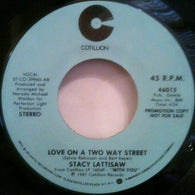 Stacy Lattisaw : Love On A Two Way Street (7", Mono, Promo)