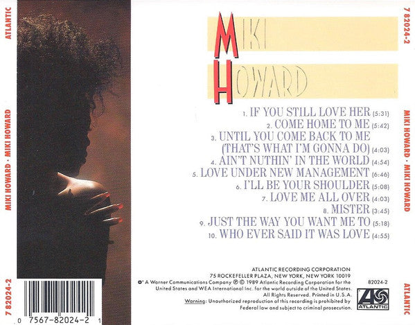 Miki Howard : Miki Howard (CD, Album)