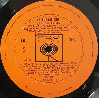 Renato E Seus Blue Caps : Um Embalo Com Renato E Seus Blue Caps (LP, Album, Mono)