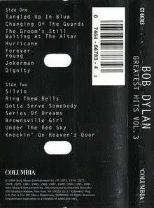 Bob Dylan : Bob Dylan's Greatest Hits Volume 3 (Cass, Comp)