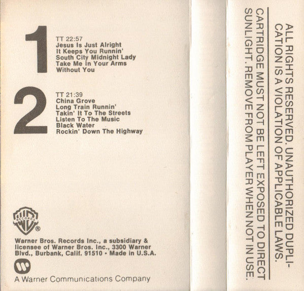 The Doobie Brothers : Best Of The Doobies (Cass, Comp, RE, SR)