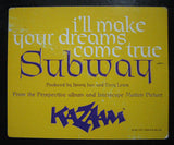 Subway (12) : I'll Make Your Dreams Come True (12")