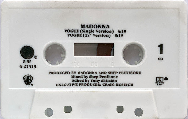 Madonna : Vogue (Cass, Maxi, SR,)