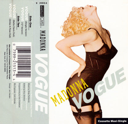 Madonna : Vogue (Cass, Maxi, SR,)