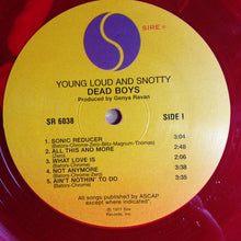 The Dead Boys : Young Loud And Snotty (LP, Album, Ltd, RE, Red)