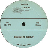 No Artist : Remember When? (LP, Mono)