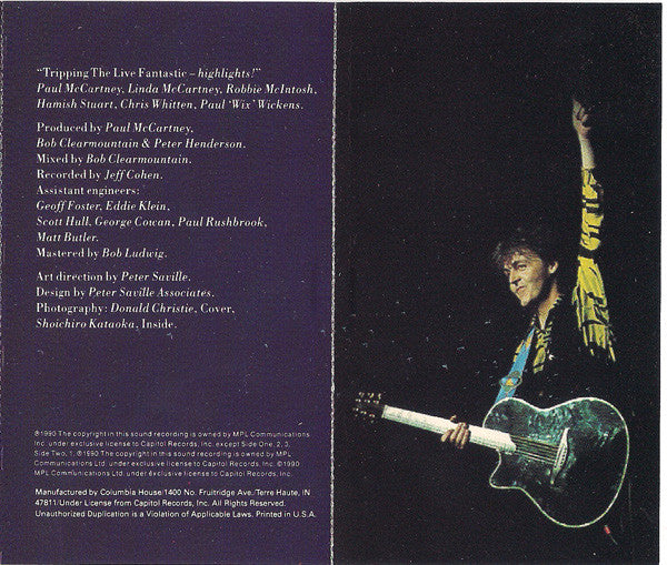 Paul McCartney : Tripping The Live Fantastic - Highlights! (Cass, Album, Club)