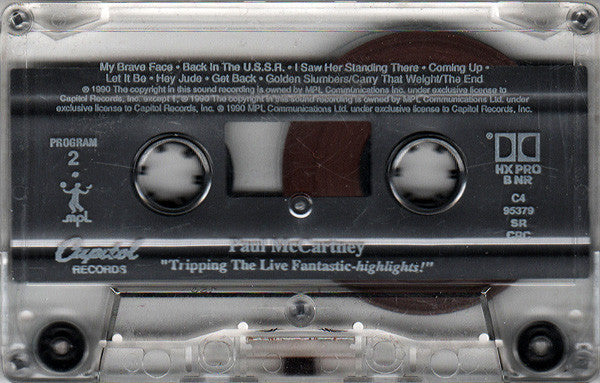 Paul McCartney : Tripping The Live Fantastic - Highlights! (Cass, Album, Club)