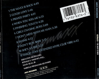 Klymaxx : The Maxx Is Back (CD, Album)