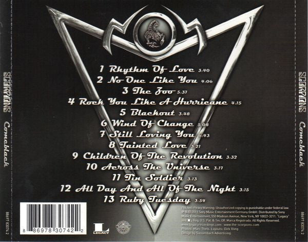 Scorpions : Comeblack (CD, Album)