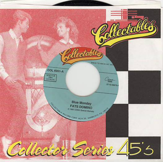 Fats Domino : Blue Monday / My Blue Heaven (7", Single, RE)