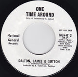 Dalton, James & Sutton : Run Baby / One Time Around (7", Single, Promo, Sty)