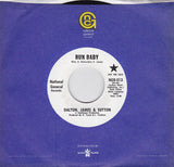 Dalton, James & Sutton : Run Baby / One Time Around (7", Single, Promo, Sty)
