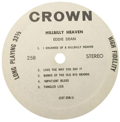 Eddie Dean : Hillbilly Heaven (LP, Album)