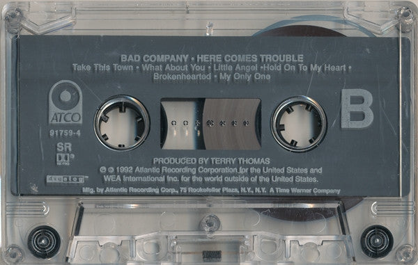 Bad Company (3) : Here Comes Trouble (Cass, Album, SR)