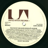 Ricky Nelson (2) : The Ricky Nelson Singles Album (LP, Comp, Mono)