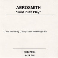 Aerosmith : Just Push Play (CDr, Single, Promo)