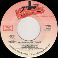 The Platters : The Great Pretender / You'll Never, Never Know (7", RE)