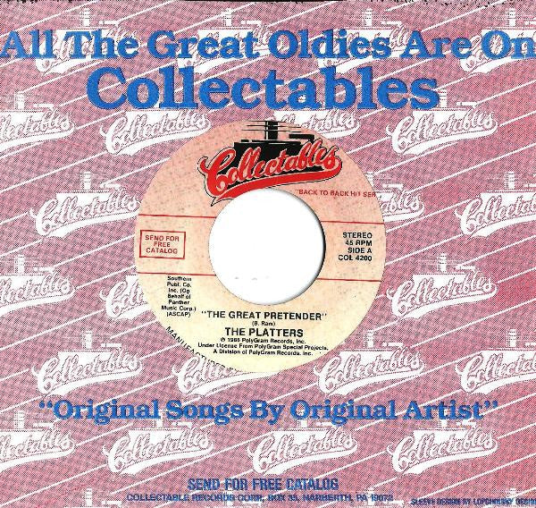 The Platters : The Great Pretender / You'll Never, Never Know (7", RE)