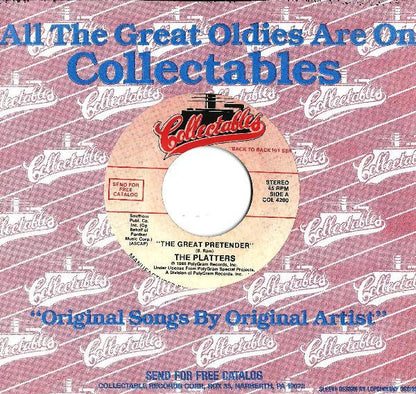 The Platters : The Great Pretender / You'll Never, Never Know (7", RE)