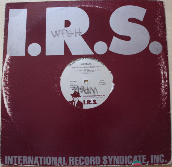 The Humans : Don't Be Afraid Of The Dark (12", Promo)