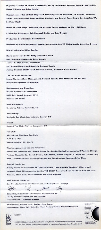 Nitty Gritty Dirt Band : Not Fade Away (Cass, Album, Dol)