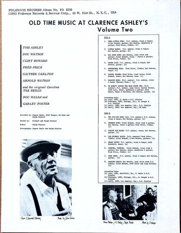 Various : Old Time Music At Clarence Ashley's - Part 2 (LP, Album)
