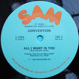 Convertion / Four Flights : Let's Do It / All I Want Is You (12", Single, M/Print, P/Unofficial)