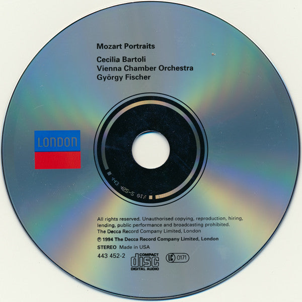 Cecilia Bartoli, Wiener Kammerorchester, György Fischer : Mozart Portraits (CD)