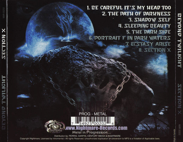 Beyond Twilight : Section X (CD, Album)